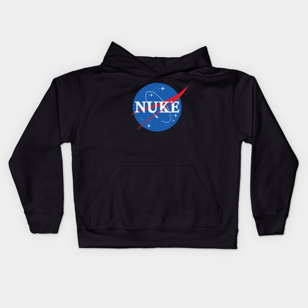 Nasa Nuke Kids Hoodie by Nerd_art